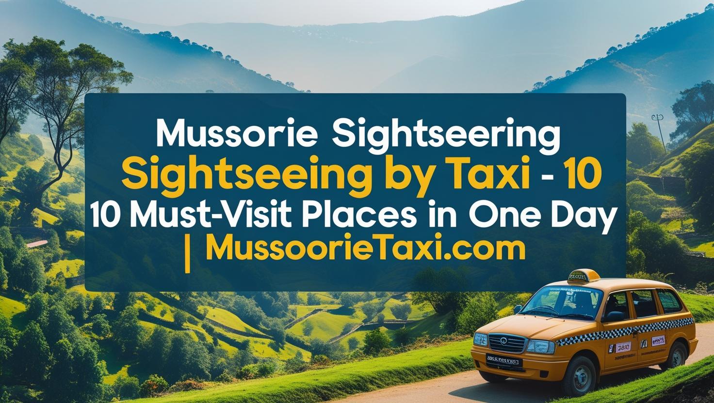 Mussoorie Sightseeing by Taxi – 10 Must-Visit Places in One Day